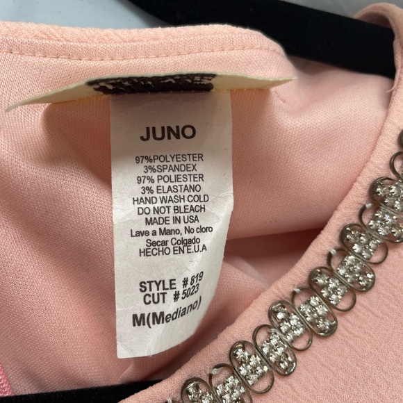 Juno dress. Color Apricot. Size Medium. - Picture 5 of 7